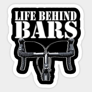 Life Behind Bars Cycling Sticker